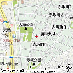 愛知県名古屋市千種区赤坂町4丁目84周辺の地図