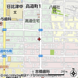 名古屋ヤクルト販売株式会社　本陣さわやかセンター周辺の地図