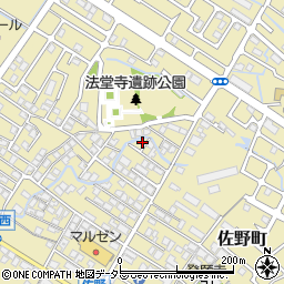 滋賀県東近江市佐野町622-7周辺の地図