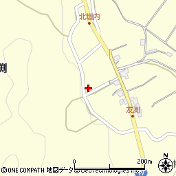 京都府福知山市三和町友渕460周辺の地図