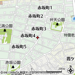 愛知県名古屋市千種区赤坂町4丁目46周辺の地図