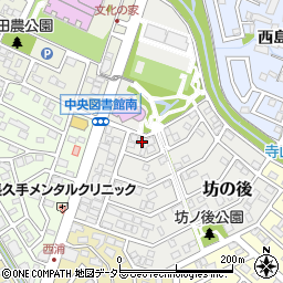 愛知県長久手市坊の後202周辺の地図