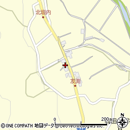 京都府福知山市三和町友渕525-1周辺の地図
