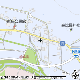 兵庫県丹波市氷上町下新庄849-2周辺の地図