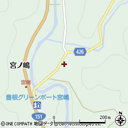 愛知県北設楽郡豊根村坂宇場上地13周辺の地図
