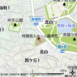 愛知県名古屋市千種区鍋屋上野町（北山）周辺の地図