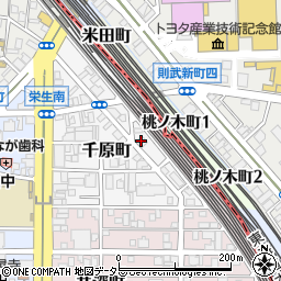 ヨシヤス名古屋支店周辺の地図