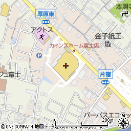 カインズ富士店周辺の地図