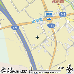 京都府船井郡京丹波町和田塔ノ下周辺の地図