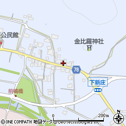 兵庫県丹波市氷上町下新庄766周辺の地図