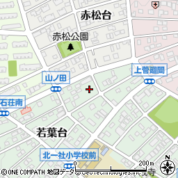 愛知県名古屋市名東区若葉台609周辺の地図