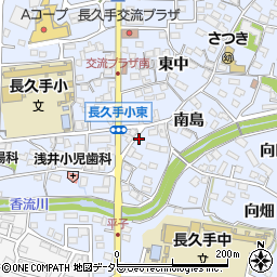 愛知県長久手市岩作南島31周辺の地図