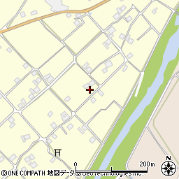京都府京都市右京区京北比賀江町（東中溝）周辺の地図