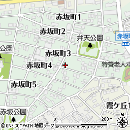 愛知県名古屋市千種区赤坂町4丁目23周辺の地図