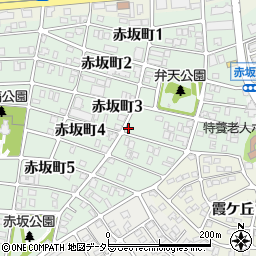 愛知県名古屋市千種区赤坂町4丁目23-4周辺の地図