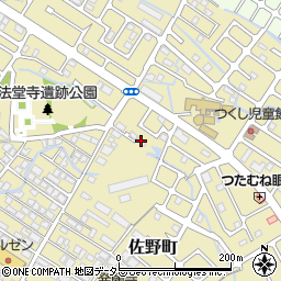 滋賀県東近江市佐野町535周辺の地図