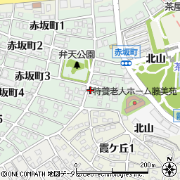 愛知県名古屋市千種区赤坂町3丁目40周辺の地図