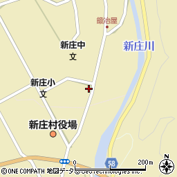 岡山県真庭郡新庄村2136周辺の地図