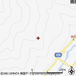 愛知県北設楽郡豊根村富山久原周辺の地図