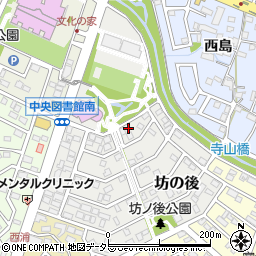 愛知県長久手市坊の後315周辺の地図