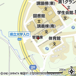 愛知県立大学　長久手キャンパス周辺の地図