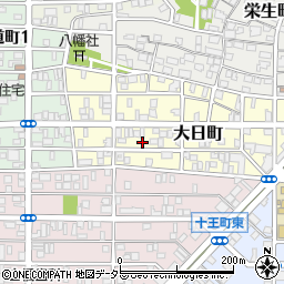 愛知県名古屋市中村区大日町周辺の地図