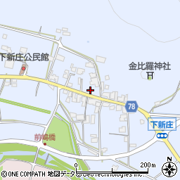 兵庫県丹波市氷上町下新庄797周辺の地図