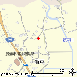 千葉県勝浦市新戸235周辺の地図