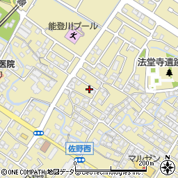 滋賀県東近江市佐野町572-2周辺の地図