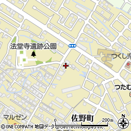 滋賀県東近江市佐野町536-1周辺の地図