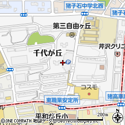 愛知県名古屋市千種区千代が丘周辺の地図