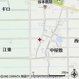 愛知県愛西市戸倉町中屋敷113周辺の地図