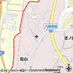 愛知県豊田市八草町荒山680周辺の地図