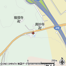 京都府船井郡京丹波町井尻龍福寺周辺の地図