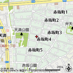 愛知県名古屋市千種区赤坂町4丁目53周辺の地図
