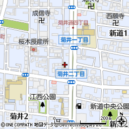 ファミリーマート菊井一丁目店周辺の地図