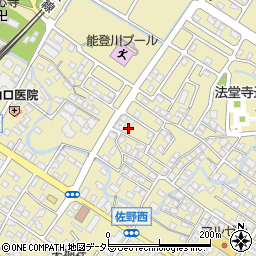 滋賀県東近江市佐野町574-5周辺の地図