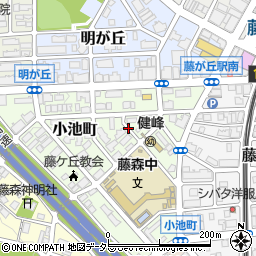愛知県名古屋市名東区小池町周辺の地図