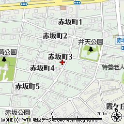 フローラ赤坂周辺の地図