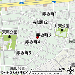 愛知県名古屋市千種区赤坂町4丁目19-2周辺の地図