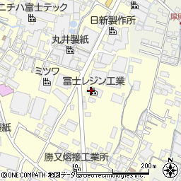 冨士レジン工業株式会社　富士工場周辺の地図