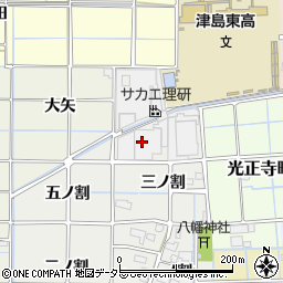 サカエ理研工業津島エ場周辺の地図