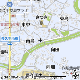 愛知県長久手市岩作南島7周辺の地図