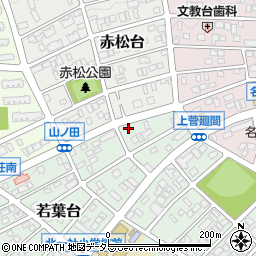 愛知県名古屋市名東区若葉台702周辺の地図