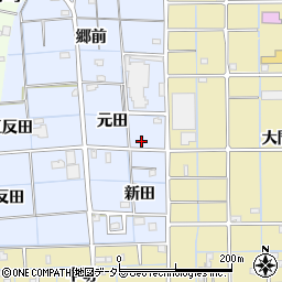 愛知県津島市大木町元田34-11周辺の地図