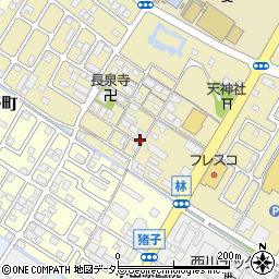 滋賀県東近江市林町299周辺の地図