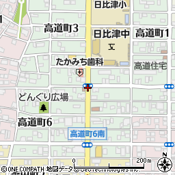 高道町周辺の地図