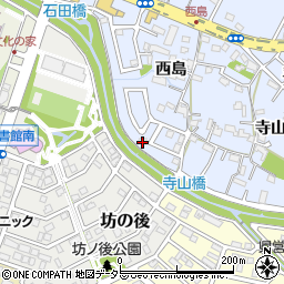 愛知県長久手市岩作西島15周辺の地図