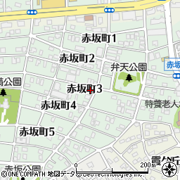 愛知県名古屋市千種区赤坂町3丁目47周辺の地図