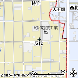愛知県津島市神守町二反代周辺の地図